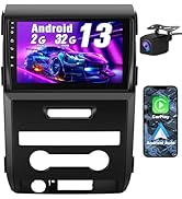 AWESAFE Android 13 Car Stereo for Ford F150 2009 2010 2011 2012, Wireless Carplay Android Auto An...