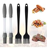 GEEKHOM Basting Brushes, Silicone Basting Pastry Baking Brush Set Heat Resistant Spread Oil Butte...