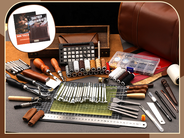 TLKKUE Leather Tooling Kit
