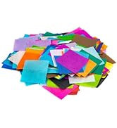 Hygloss Products Bleeding Tissue Paper Squares 1-Inch, 20 Assorted Colors for Arts & Crafts, DIY ...