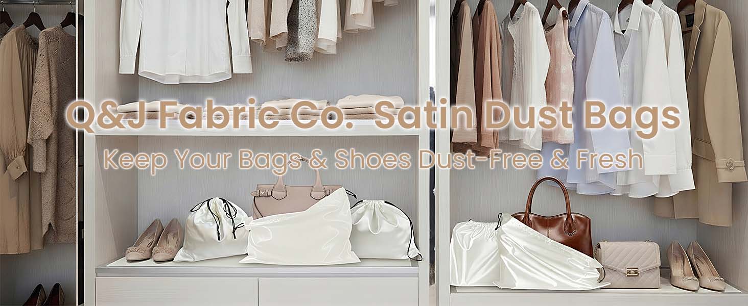 satin dust bags