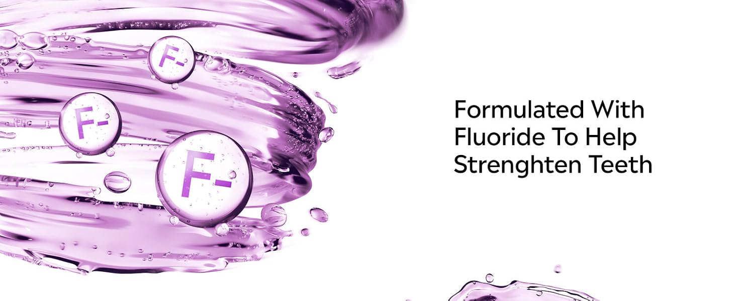 Formulated with fluoride to help strengthen teeth