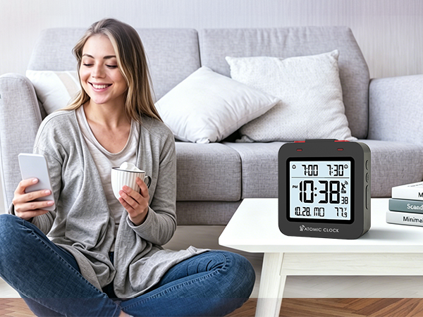 small alarm clock battery operated