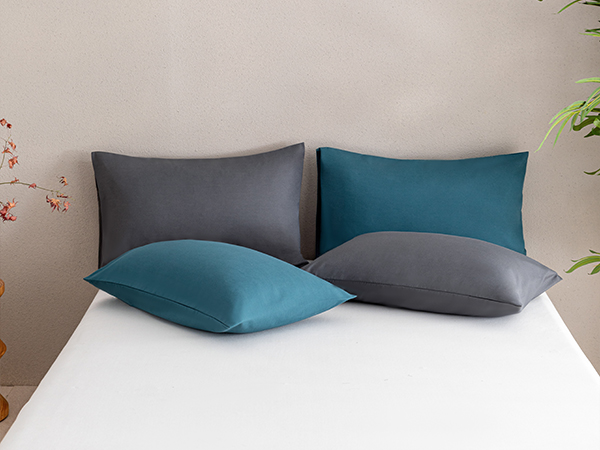 dark grey pillowcases