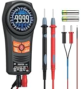 Proster Multimeter 6000 Count Smart Meter TRMS Color Screen Voltage Current Capacitance Tester NC...