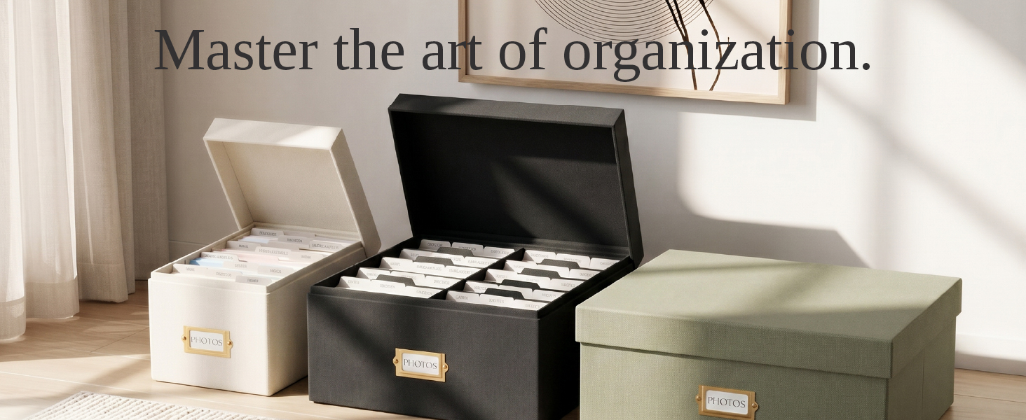 Master the art of organization