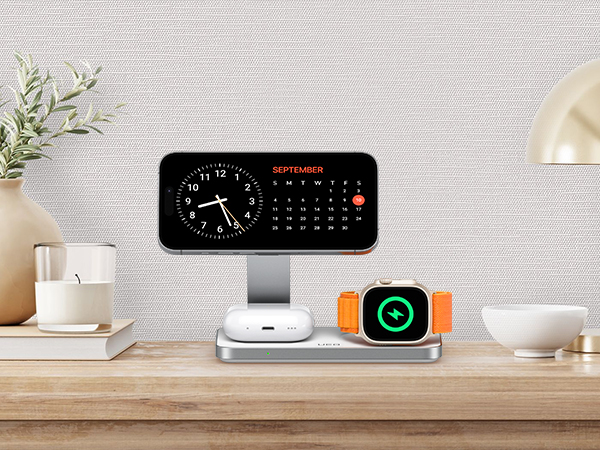25w 3 in 1 magnetic wireless charging station