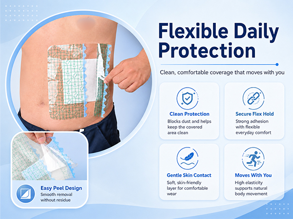 transparent film dressing waterproof