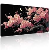Waterproof Large Gaming Mouse Pad 31.5x15.7 Inch, XXL Mousepad with Non-Slip Rubber Base & Stitch...
