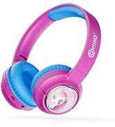 Contixo - Kids Bluetooth Headphones - Wireless & Wired Over-Ear - 85/94dB Volume Limiting - LED L...