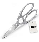 Newness Multi-Purpose Kitchen Scissors, Premium Stainless Steel Solid Kitchen Shears for Can Open...