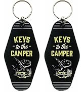 Keys to The Camper Keychain Camper Accesories Camping Accesories for Women Men Vintage Motel Key ...
