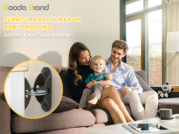 1.5 Anti tip furniture wall anchor