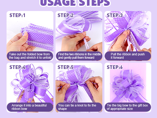 gift wrap bows