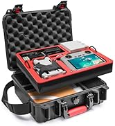 SYMIK P330-MMDL Dual Layer Mini 4 Pro Case, Waterproof Hard Carrying Case for DJI Mini 4 Pro/Mini...