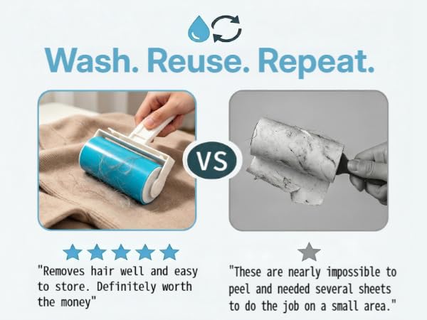 Positive customer reviews:"Removes hair well and easy to store. Definitely worth the money"