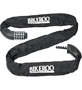 Bikeroo Bike Lock Chain - Heavy Duty Combination Bicycle Anti Theft Protection - 3 Foot Security ...