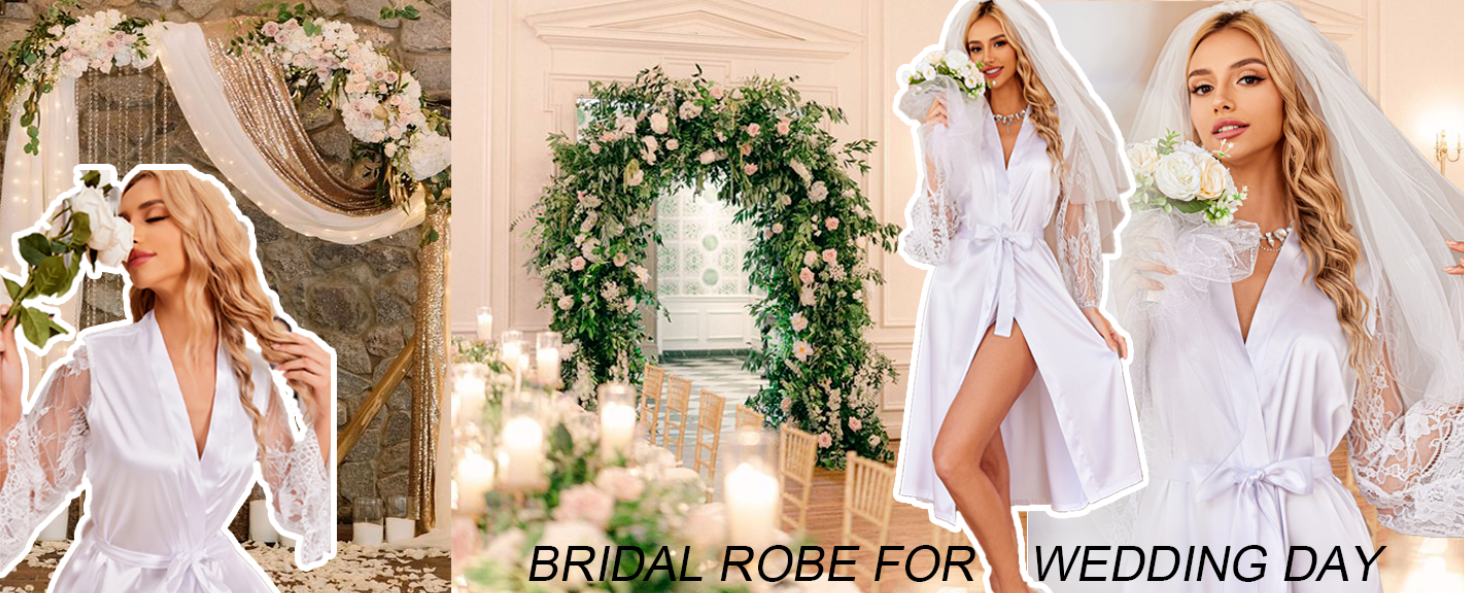 silk robe for women