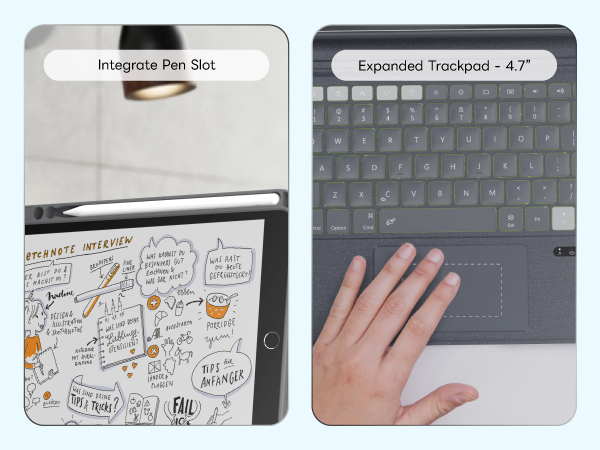 eip magnetix keyboad for iPad 7/8/9 10.2 inch