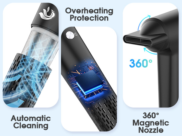 High Speed Hair Dryer, 110000 RPM High-Speed Brushless Motor Fast Drying Blow Dryer