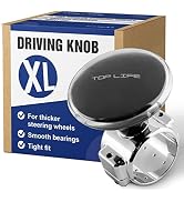 Steering Wheel Knob for Truck - XL Driving Knob For Thick Steering Wheels - Spinner For Heavy Dut...