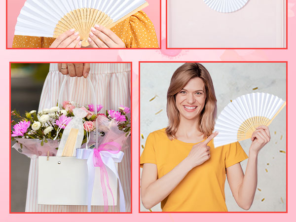 Handheld Paper Fans