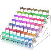 Vowcarol Clear Paint Organizer, Miniature Paint Holder 7 Layers Paint Storage Rack, Craft Paint O...