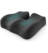seeknow Office Chair Cushion Car Seat Cushion for Tailbone Pain Relief, Coccyx, Lower Back& Sciat...