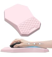 Ergonomic Mouse Pad Wrist Rest Support, Massage Design Surface for Carpal Tunnel Pain Relief, Mem...