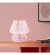 Dawnwake Mushroom Lamp Table Lamp for Bedroom,Small Desk Bedside Lamps for Living Room,Mushroom D...