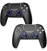 NBCP WOlF V-2 Built-in Joystick Drift Correction Game controller 2 Pack Wireless Controller Compa...