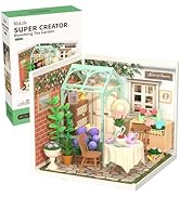 Rolife Super Creator-DIY Plastic Miniature House for Adults, Mini Blocks Model Kit Building Set f...