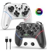 AceGamer 2 Pack Stinto Pro Wireless Controller for Nintendo Switch 2/Switch/Lite/OLED/PC/Steam, H...