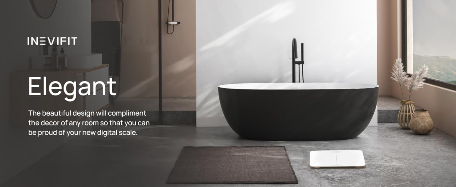I-BS005 - INEVIFIT - Best Digital Bathroom Scale - Premium A+
