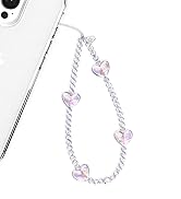 Velvet Caviar Phone Charm Wrist Strap - Cute Beaded Cellphone Wristlet - Lanyard Accessory for Wo...