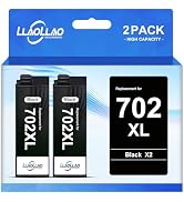 702xl Black Ink Cartridges Remanufactured Replacement for 702 Ink cartridges 702 XL T702XL for Ep...