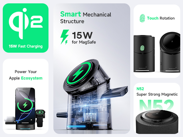 3-1 wireless charging station apple