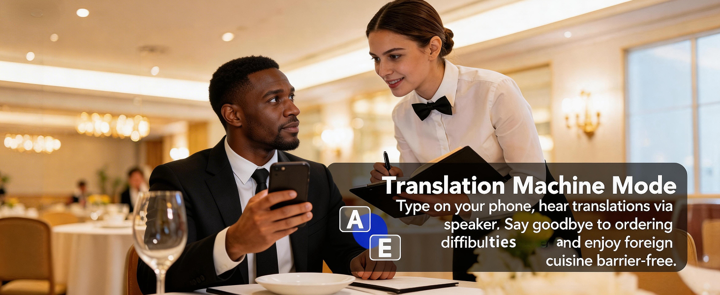 AI Translation Earbuds Real Time,164 Languages Translator Ear Buds