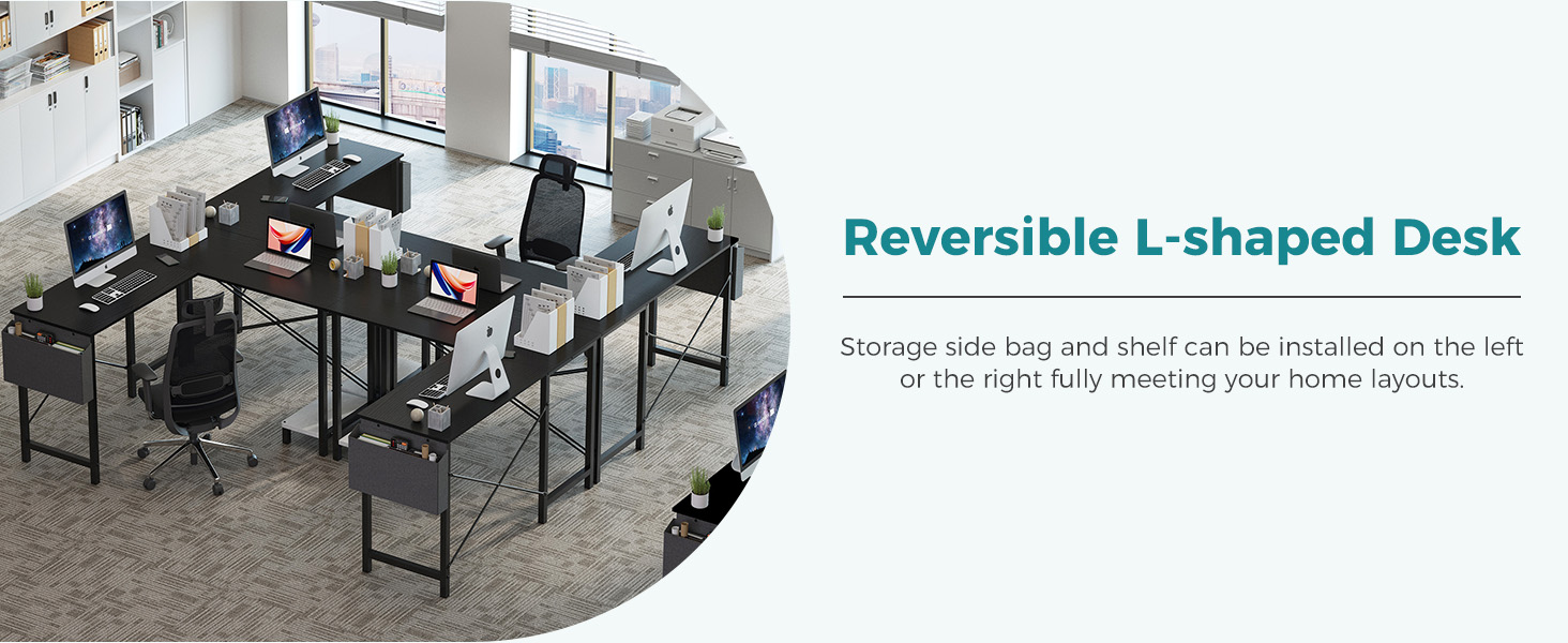 l shaped desk gaming desk