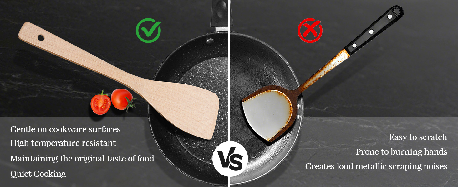 Wooden Spatulas for Cooking