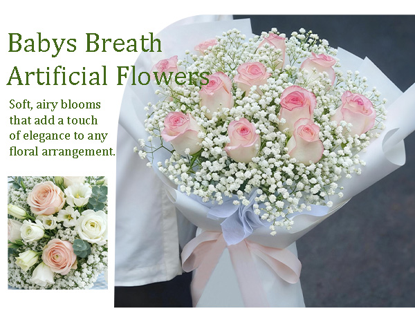 babys breathe artificial flowers