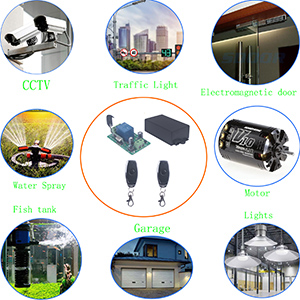 DC 12V 10A Relay Switch 1CH Wireless Remote Control Switch