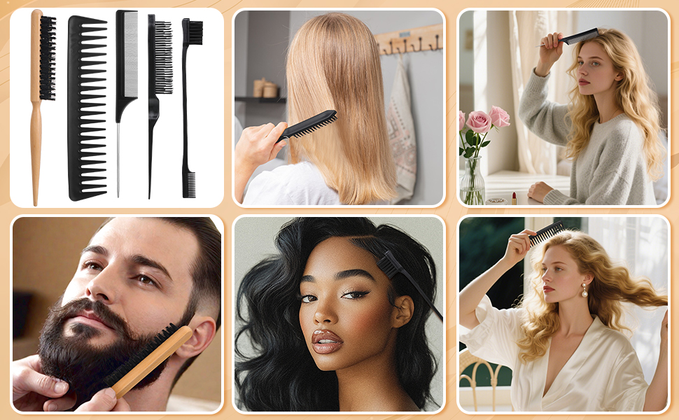 Boar Bristle Hair Brush