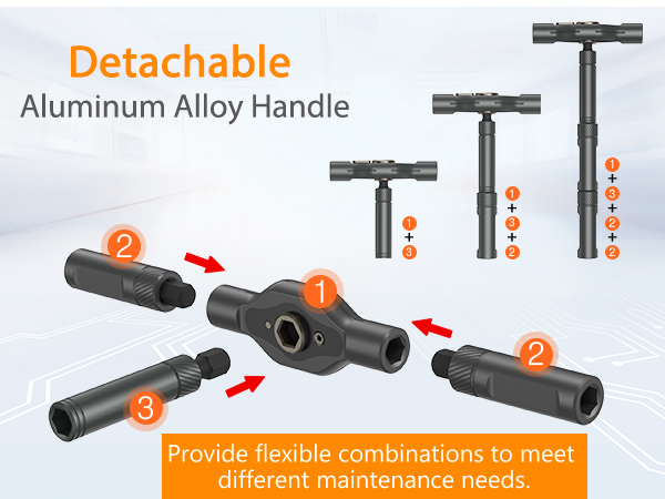 Detachable Aluminum Alloy Handle
