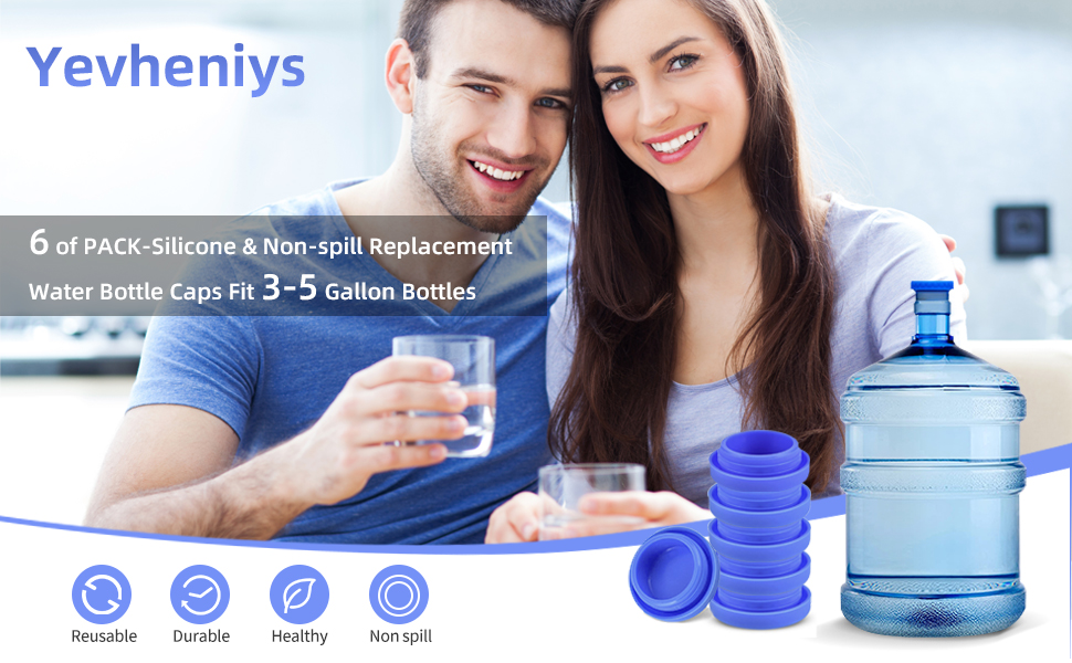 Yevheniys 5 gallon water bottle caps