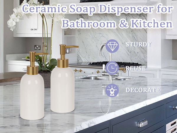 Ceramic Soap Dispenser