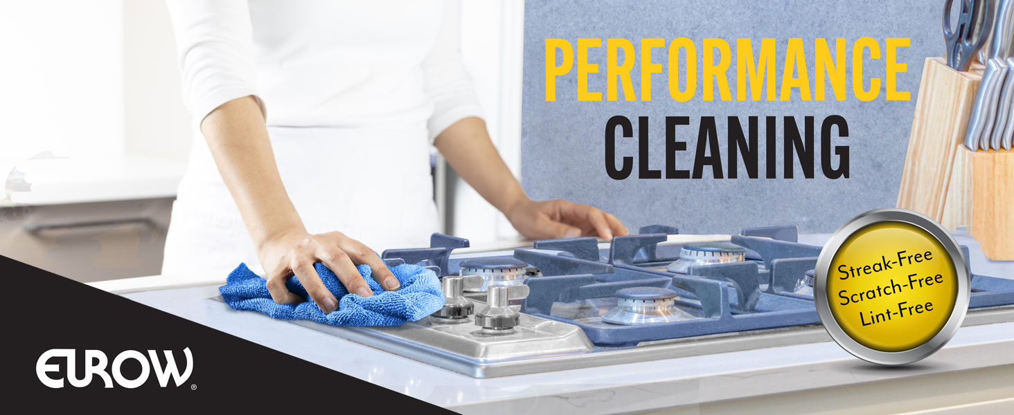 Microfiber Cleaning Drying Cloths Dispenser Box Reusable Streak Scratch Free Absorbent Edgeless