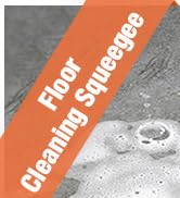 eazer Floor Squeegee Broom: Heavy Duty Scrubber with Extendable 50.3'' Aluminum Pole and Rubber B...