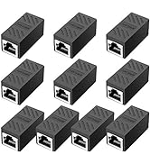 LVY RJ45 Coupler, Ethernet Coupler, Ethernet Inline Connector Plugs for Cat5/Cat5e/Cat6e/Cat7 Cab...