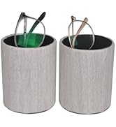 Bleiou Eyeglasses Holder Protective Stand Leather Glass Holder for Office Desk Table Storage Orga...